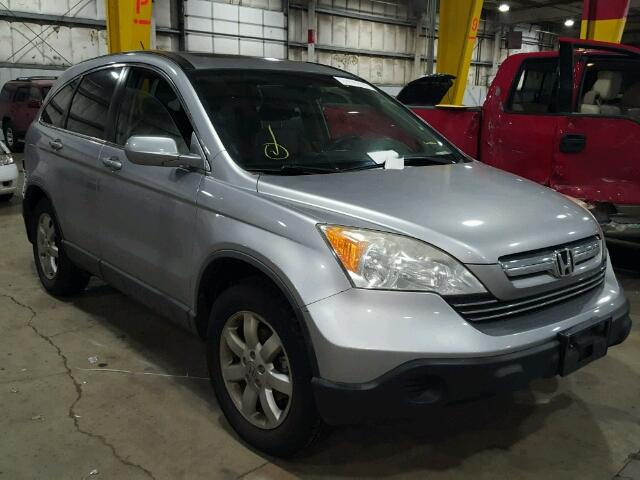 JHLRE48727C117107 - 2007 HONDA CR-V EXL SILVER photo 1