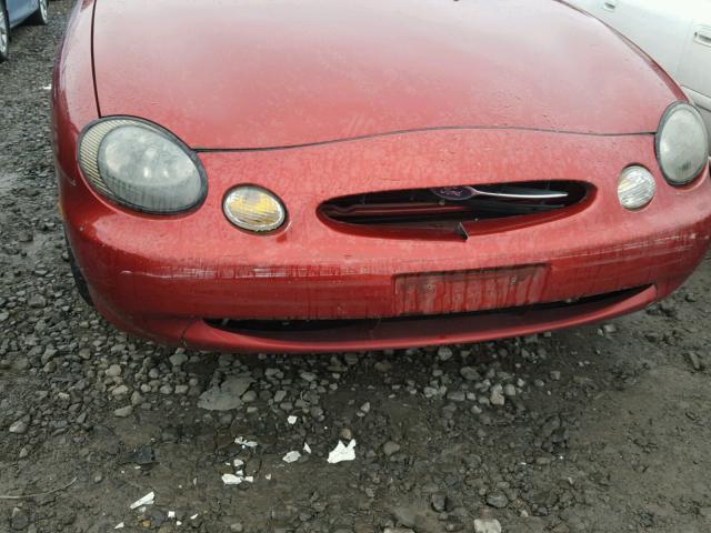 1FAFP53U5XG322688 - 1999 FORD TAURUS SE RED photo 9