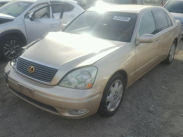 JTHBN30F320059514 - 2002 LEXUS LS 430 GOLD photo 2