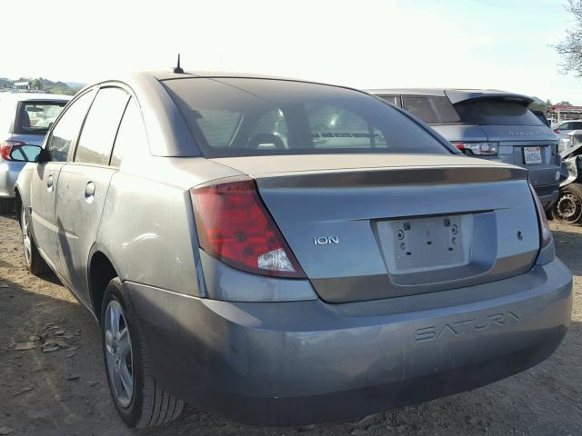 1G8AJ55F07Z113023 - 2007 SATURN ION LEVEL GRAY photo 3