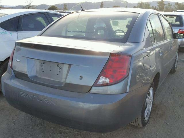 1G8AJ55F07Z113023 - 2007 SATURN ION LEVEL GRAY photo 4