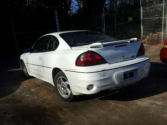 1G2NW12E64C153266 - 2004 PONTIAC GRAND AM G WHITE photo 3