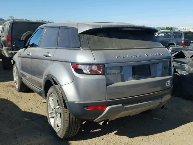 SALVR2BG0CH689408 - 2012 LAND ROVER RANGE ROVE GRAY photo 3