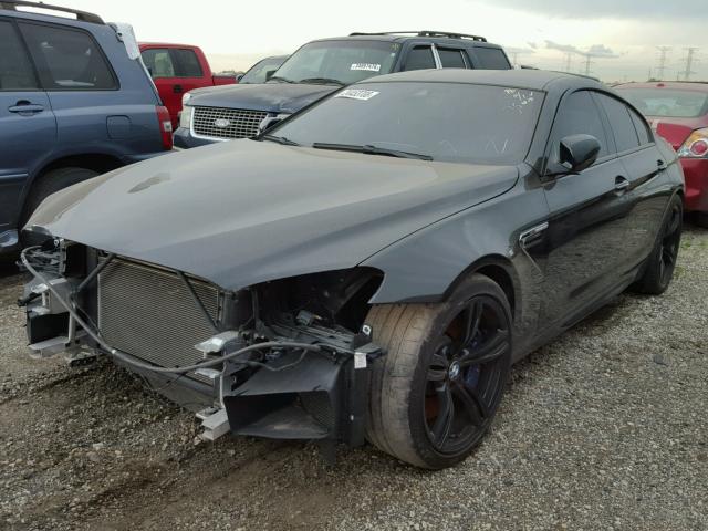 WBS6C9C50EDV73650 - 2014 BMW M6 GRAN CO BLACK photo 2