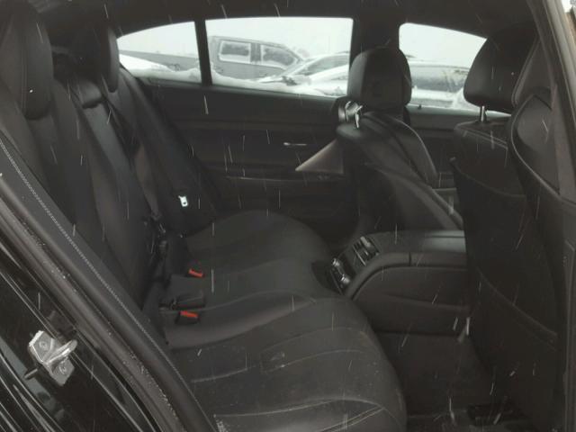 WBS6C9C50EDV73650 - 2014 BMW M6 GRAN CO BLACK photo 6