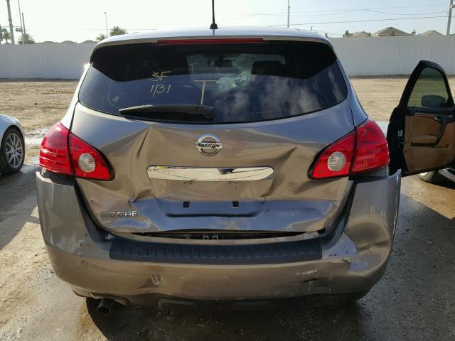 JN8AS5MTXDW032414 - 2013 NISSAN ROGUE S GRAY photo 9