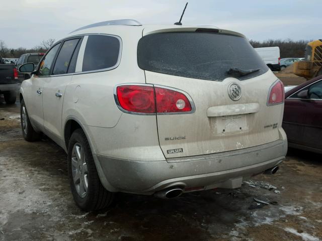 5GAEV23788J177642 - 2008 BUICK ENCLAVE CX WHITE photo 3