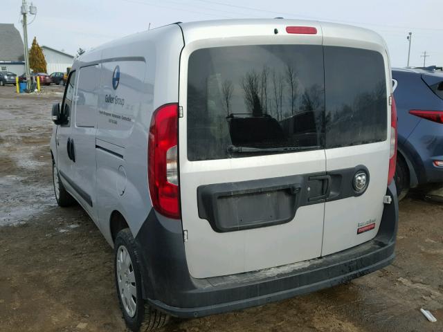 ZFBERFAT0F6197896 - 2015 RAM PROMASTER SILVER photo 3