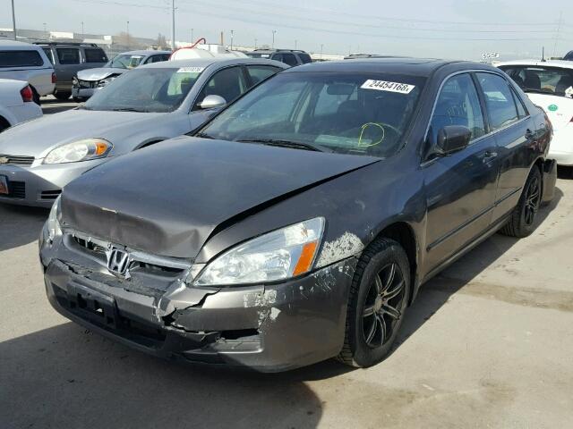 1HGCM66576A041446 - 2006 HONDA ACCORD EX GRAY photo 2