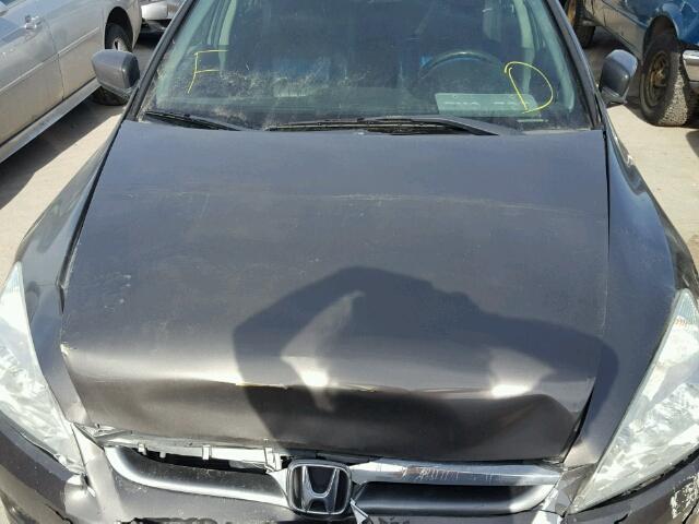 1HGCM66576A041446 - 2006 HONDA ACCORD EX GRAY photo 7