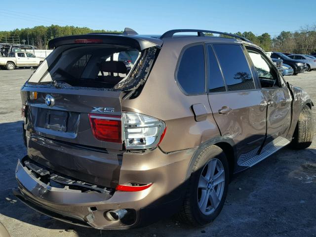 5UXZW0C52CL671409 - 2012 BMW X5 XDRIVE3 BROWN photo 4