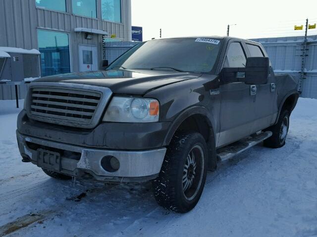 1FTPW14V28FA54224 - 2008 FORD F150 SUPER BROWN photo 2