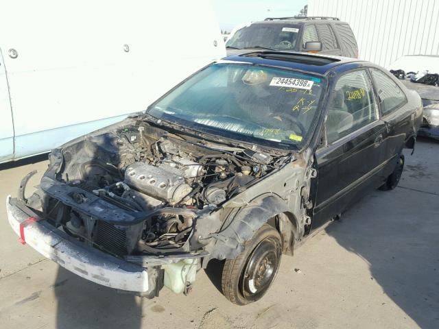 1HGEJ8145WL053319 - 1998 HONDA CIVIC EX შავი ფოტო 2