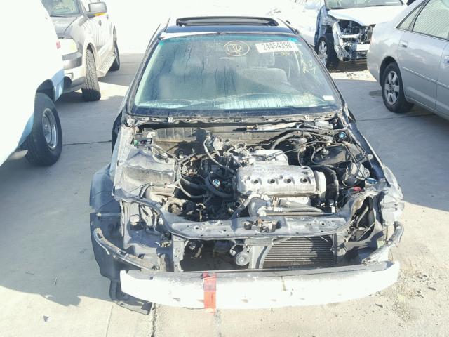 1HGEJ8145WL053319 - 1998 HONDA CIVIC EX BLACK photo 9