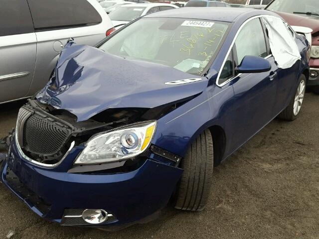 1G4PP5SK6E4104641 - 2014 BUICK VERANO BLUE photo 2