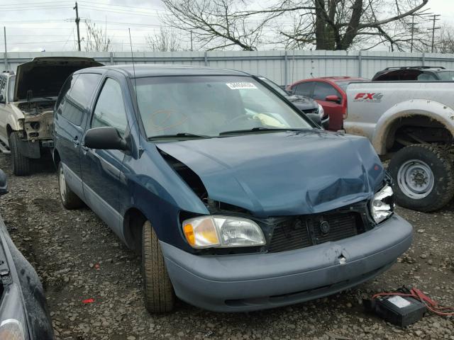 4T3ZF13C7WU007565 - 1998 TOYOTA SIENNA LE GREEN photo 1