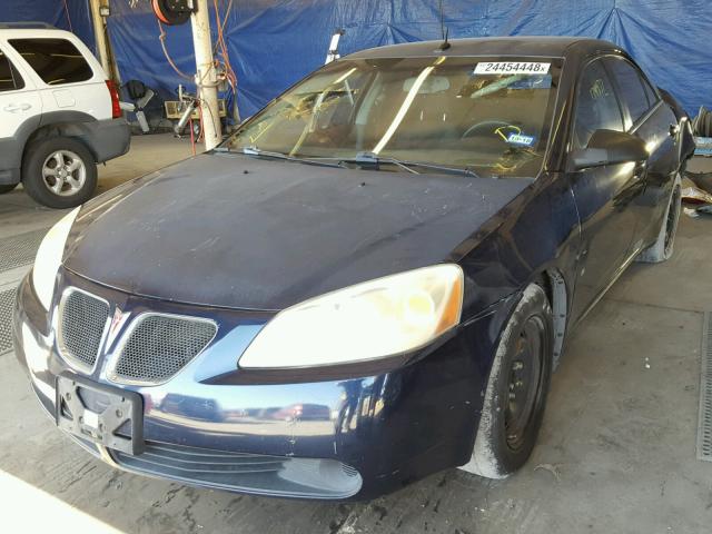 1G2ZF57B584129189 - 2008 PONTIAC G6 VALUE L BLUE photo 2