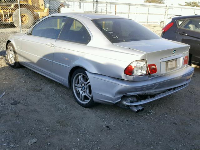 WBABN53441JU31469 - 2001 BMW 330 CI SILVER photo 3