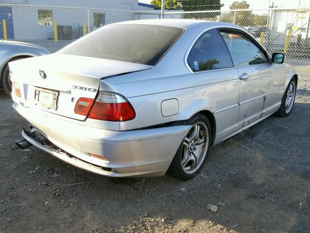 WBABN53441JU31469 - 2001 BMW 330 CI SILVER photo 4