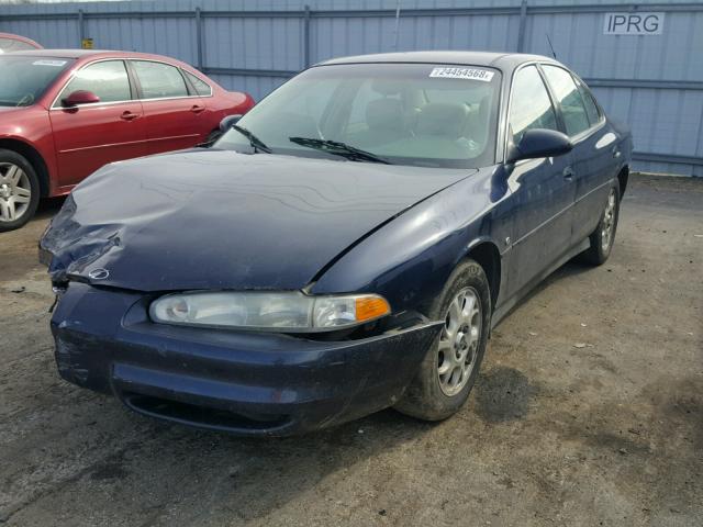 1G3WS52H62F177138 - 2002 OLDSMOBILE INTRIGUE G BLUE photo 2