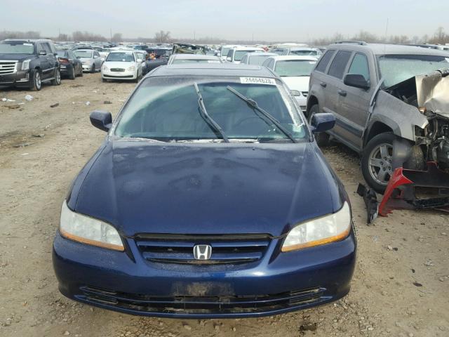 1HGCG56682A045347 - 2002 HONDA ACCORD EX BLUE photo 9