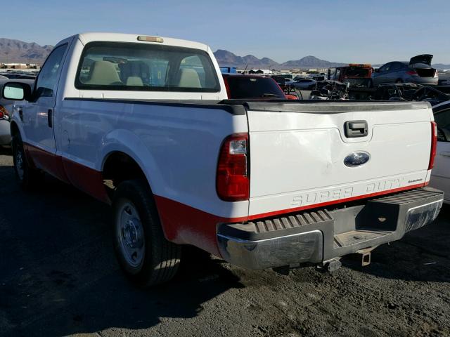 1FTNF20568EA18528 - 2008 FORD F250 SUPER WHITE photo 3