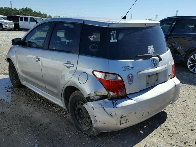 JTKKT624260154701 - 2006 TOYOTA SCION XA SILVER photo 3