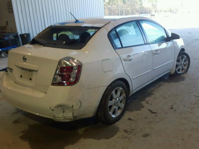 3N1AB61E08L633689 - 2008 NISSAN SENTRA 2.0 WHITE photo 4