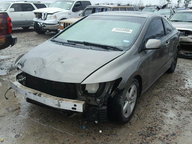 2HGFG12866H538481 - 2006 HONDA CIVIC EX GRAY photo 2