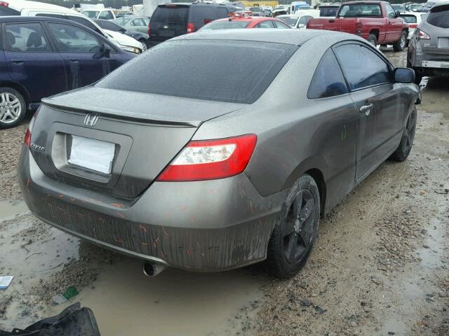 2HGFG12866H538481 - 2006 HONDA CIVIC EX GRAY photo 4