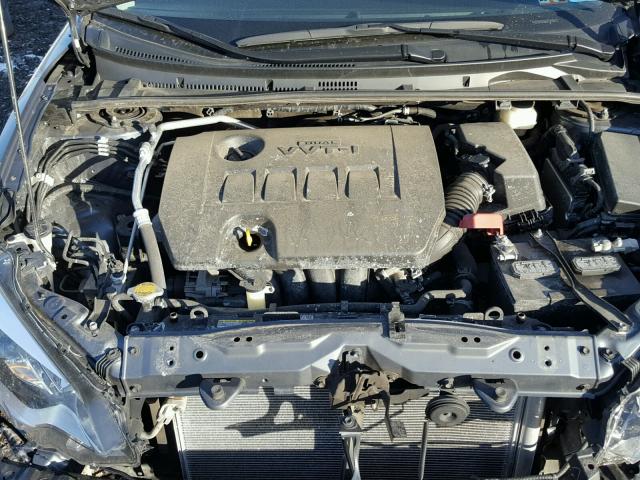 2T1BURHE9FC269047 - 2015 TOYOTA COROLLA L GRAY photo 7