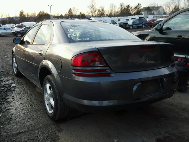 1B3EL46X25N519832 - 2005 DODGE STRATUS SX GRAY photo 3