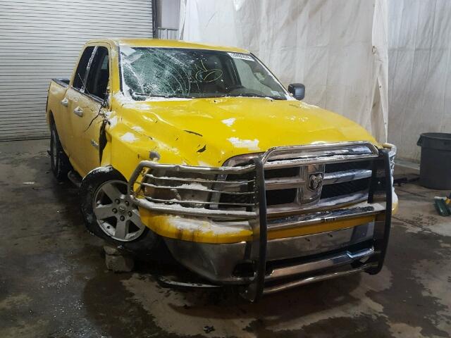 1D3HV18P29S804787 - 2009 DODGE RAM 1500 YELLOW photo 1