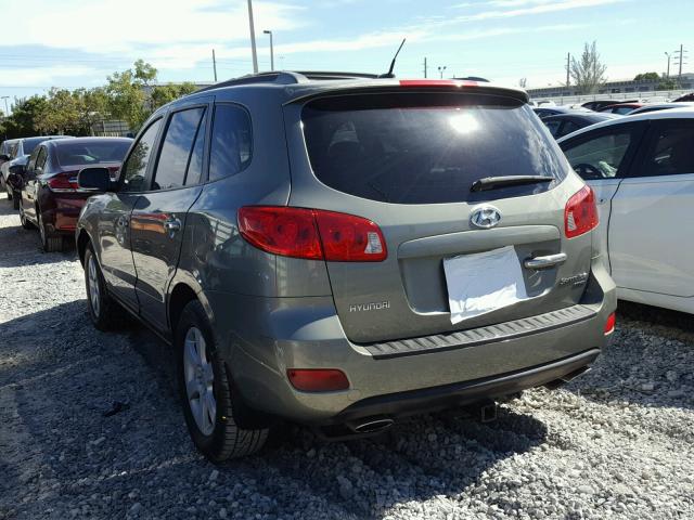 5NMSH13E68H134862 - 2008 HYUNDAI SANTA FE S GREEN photo 3