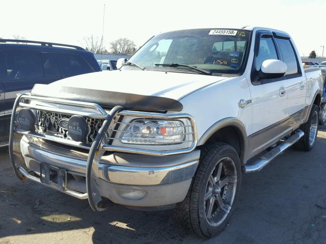 1FTRW08L63KA73922 - 2003 FORD F150 SUPER WHITE photo 2