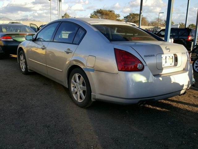 1N4BA41E34C864946 - 2004 NISSAN MAXIMA SE SILVER photo 3