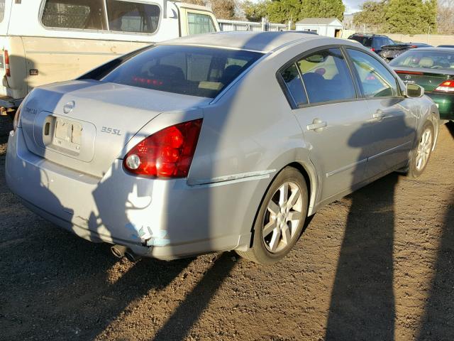 1N4BA41E34C864946 - 2004 NISSAN MAXIMA SE SILVER photo 4