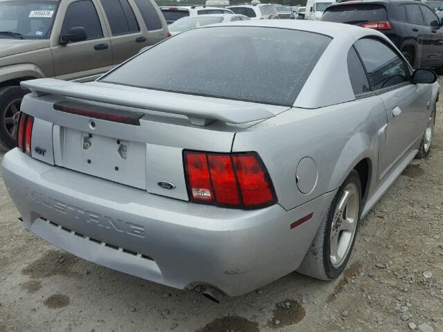 1FAFP42X24F175978 - 2004 FORD MUSTANG GT SILVER photo 4