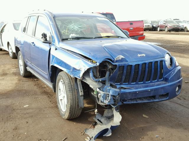1J4NF4FB5AD512796 - 2010 JEEP COMPASS SP BLUE photo 1