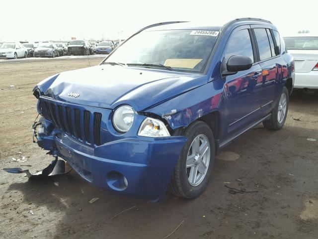 1J4NF4FB5AD512796 - 2010 JEEP COMPASS SP BLUE photo 2