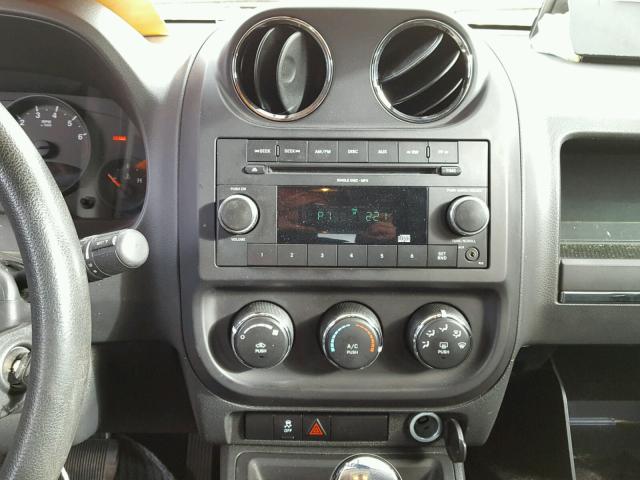 1J4NF4FB5AD512796 - 2010 JEEP COMPASS SP BLUE photo 9