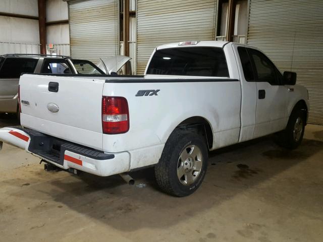 1FTRF12286NB69253 - 2006 FORD F150 WHITE photo 4