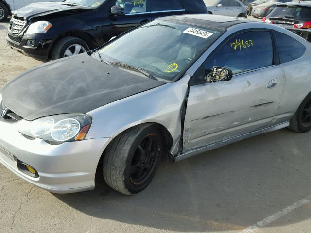 JH4DC53052C003333 - 2002 ACURA RSX TYPE-S SILVER photo 9