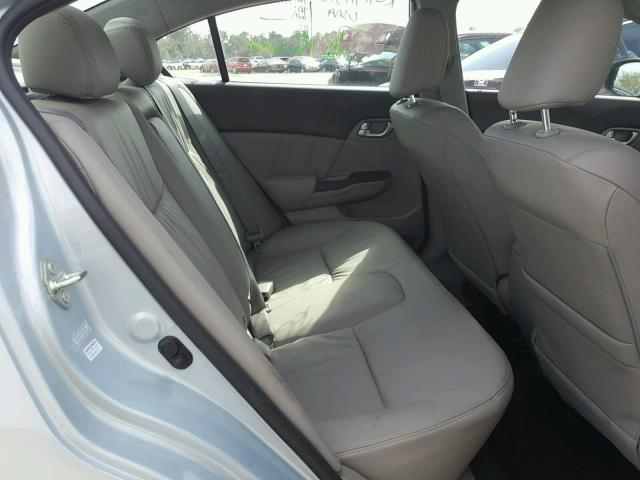 2HGFB2F92CH526265 - 2012 HONDA CIVIC EXL Niebieski zdjęcie 6