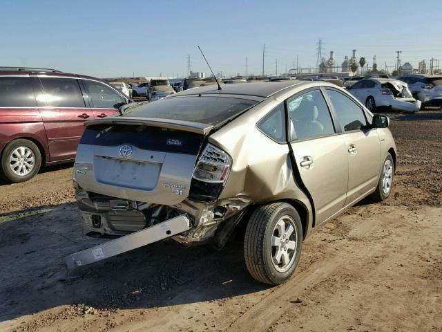 JTDKB20U183317670 - 2008 TOYOTA PRIUS GOLD photo 4