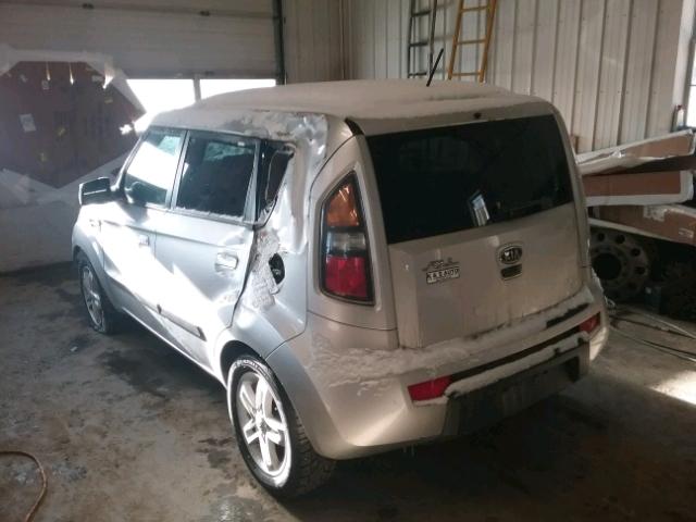 KNDJT2A25A7140268 - 2010 KIA SOUL + WHITE photo 3