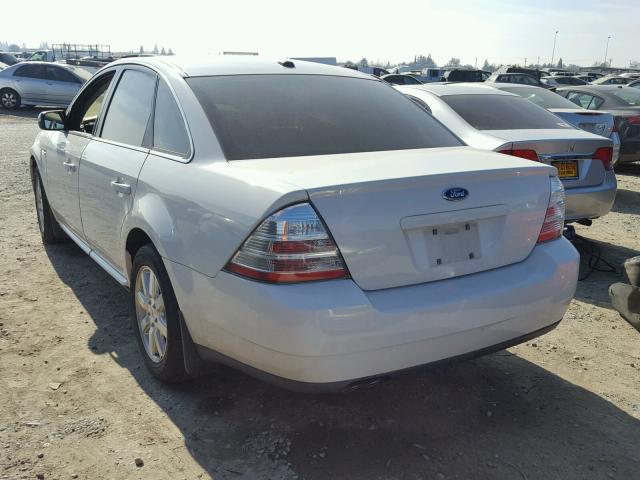 1FAHP23W99G116608 - 2009 FORD TAURUS SE WHITE photo 3