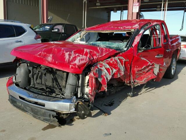 3GCPCSEA0BG173891 - 2011 CHEVROLET SILVERADO RED photo 2