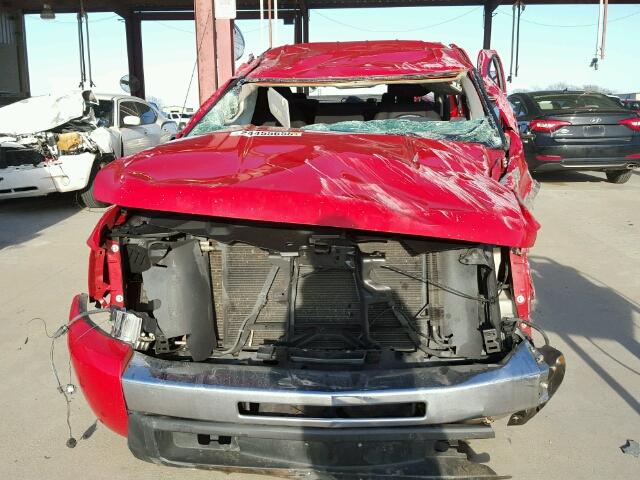 3GCPCSEA0BG173891 - 2011 CHEVROLET SILVERADO RED photo 9