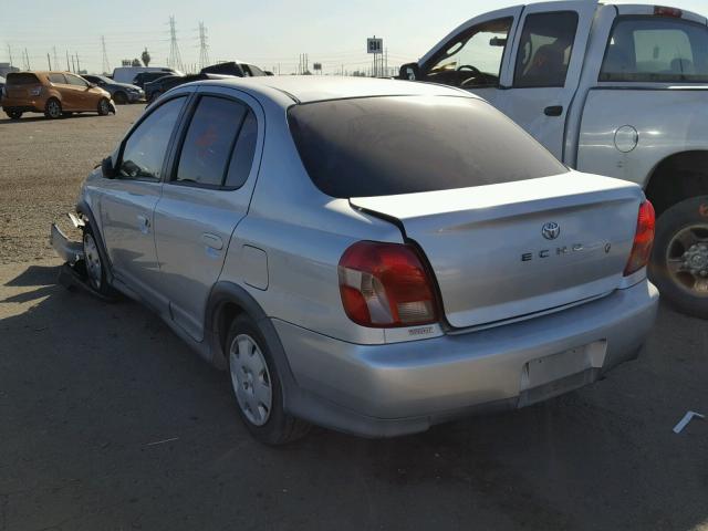 JTDBT123410152538 - 2001 TOYOTA ECHO GRAY photo 3